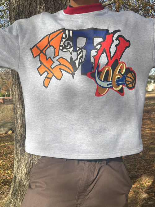 E.S.T.N “06” Grey/Red Sweater