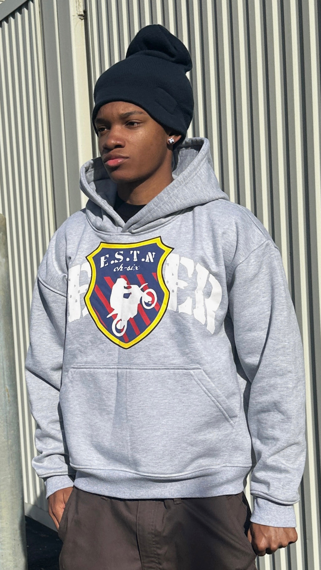 E.S.T.N “Member” Grey Hoodie